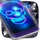 Neon Skull Live Wallpaper ikona