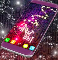 Pink Glitter Live Wallpaper постер