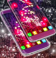 Pink Glitter Live Wallpaper скриншот 1