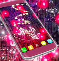 Pink Glitter Live Wallpaper скриншот 3