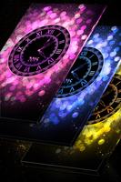 Colorful Glitter Live Clock Wallpaper capture d'écran 3