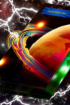 Colorful Saturn Live Wallpaper poster