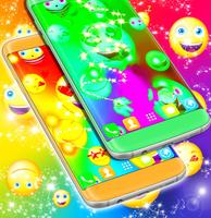Love Emoji Rainbow Wallpaper capture d'écran 2