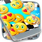 Emoji 2017 Race Live Wallpaper آئیکن