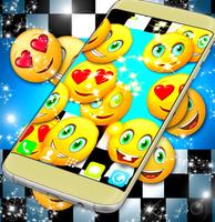 Emoji 2017 Race Live Wallpaper پوسٹر