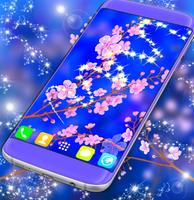 Cute Cherry Flower Live Wallpaper ảnh chụp màn hình 3