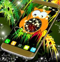 Live Wallpaper Owl Clock 海报