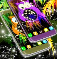 Live Wallpaper Owl Clock 截图 1