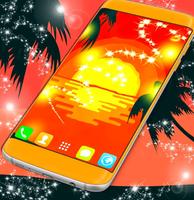 Live Wallpapers Sunset Affiche