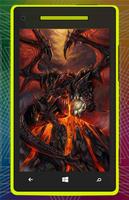 3D Dragon Creature HD 포스터