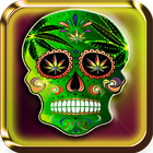 Skull Weed Live Wallpaper أيقونة