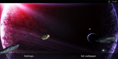 Galaxy 3D Live Wallpaper capture d'écran 2