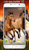 Horses Live Wallpaper Affiche