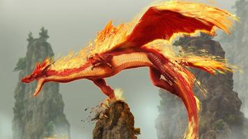 Fire Dragon Live Wallpaper capture d'écran 2