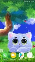 Animated Cat Live Wallpaper capture d'écran 1