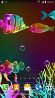 Neon Fish Live Wallpaper โปสเตอร์