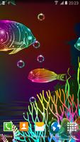 Neon Fish Live Wallpaper ภาพหน้าจอ 1