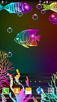 Neon Fish Live Wallpaper capture d'écran 2