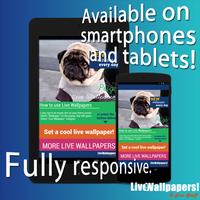 Pugs Live Wallpaper اسکرین شاٹ 1