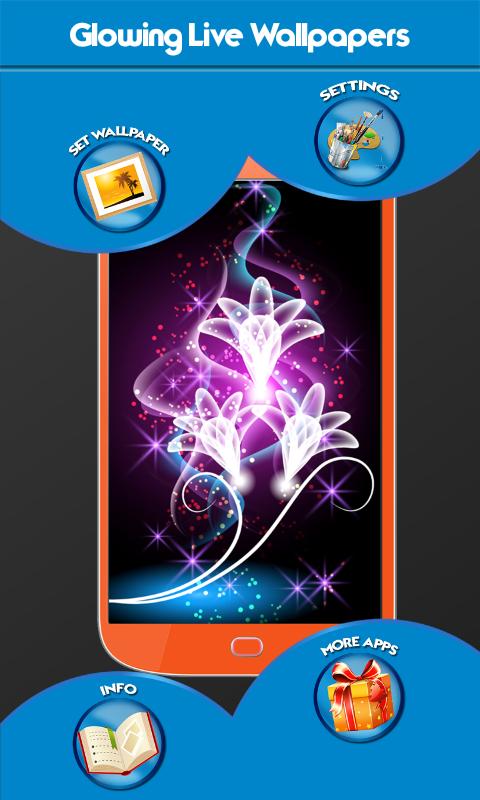 glowing live wallpapers for