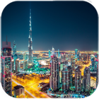 Fond d'écran Dubai Night Live icône