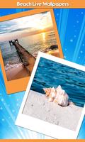 plage live wallpapers Affiche