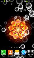 Glowing Flower Live Wallpapers syot layar 1