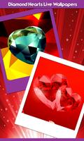 پوستر Diamond Hearts Live Wallpapers