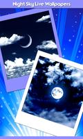 밤 하늘 라이브 배경 화면 포스터