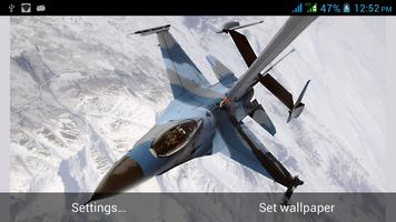 Militaire vliegtuigen Live Wal screenshot 1