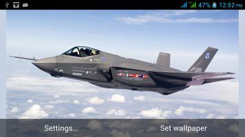 Militaire vliegtuigen Live Wal screenshot 2