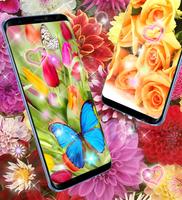 Fleurs Live Wallpaper HD capture d'écran 3