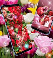 Fleurs Live Wallpaper HD Affiche