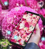 Flores Live Wallpaper HD captura de pantalla 1