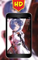 Rei Ayanami Wallpaper poster