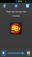 Radio 98 FM Sao Gonçalo Do Para-MG Cartaz