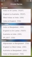 Cricket Match Summary تصوير الشاشة 2