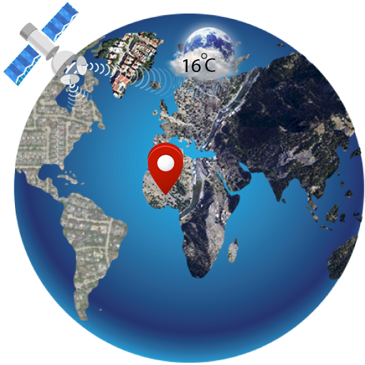 Земля карта жить GPS Навигатор, Карты и Пробки