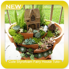 Cute Styrofoam Fairy House Tutorial icône