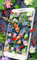 Koi Fish Live Wallpaper اسکرین شاٹ 1