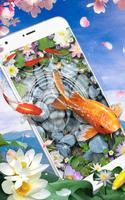 Koi Fish Live Wallpaper اسکرین شاٹ 2