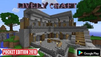 Lively Craft : Crafting and survival पोस्टर