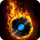 Fiery musical disc LWP أيقونة