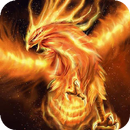 Huge fiery bird LWP-APK