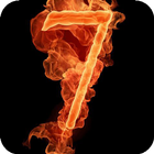 Seven on fire LWP icône