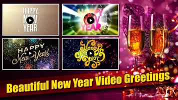 New Year Video Greetings Cartaz