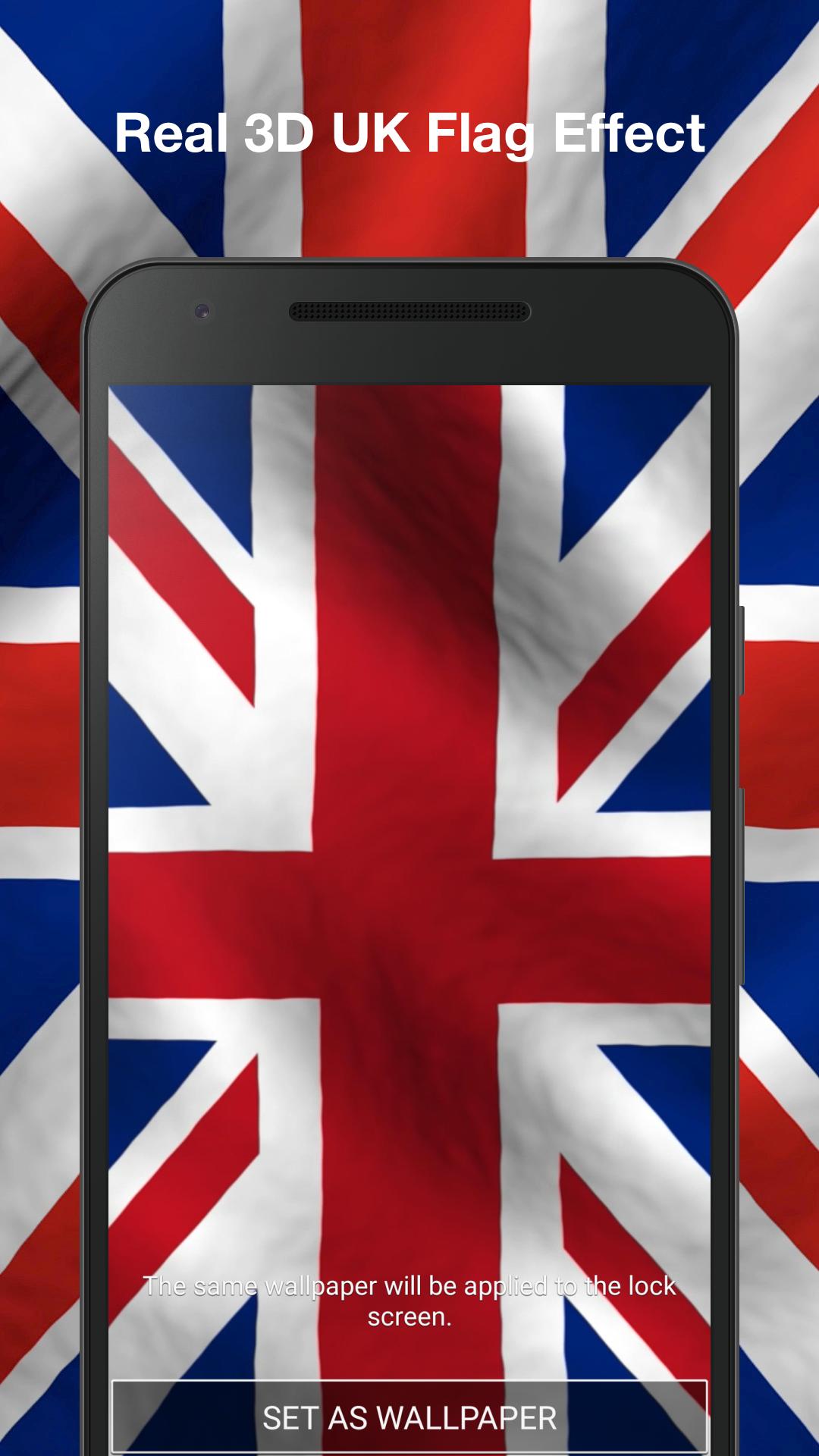 Android 用の 3dイギリスの旗のアニメーションの壁紙 Apk をダウンロード