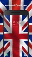 3 डी ब्रिटेन का झंडा वॉलपेपर स्क्रीनशॉट 2