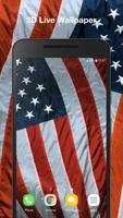 American Flag Live Wallpaper poster
