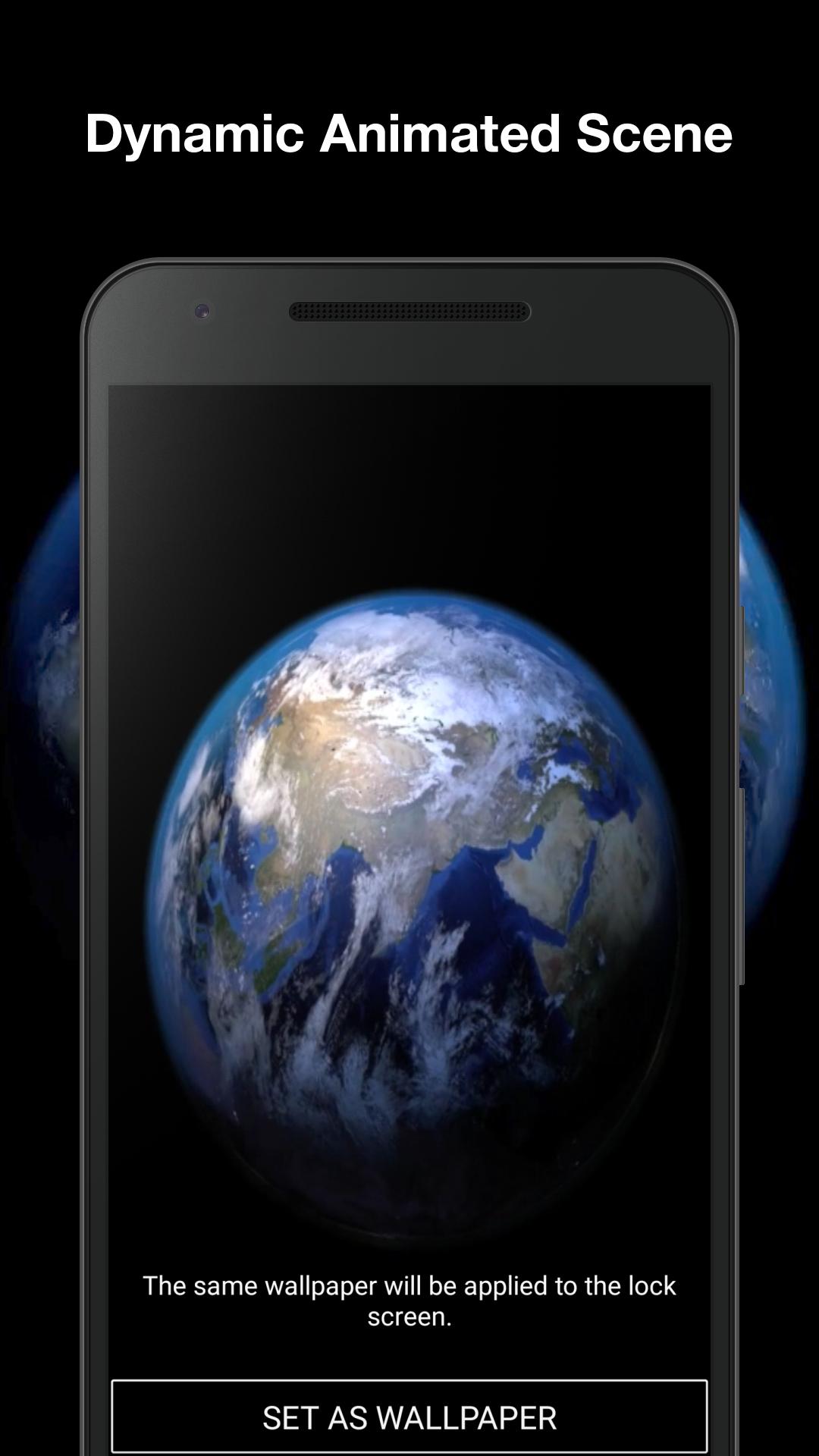 Android 用の 地球3d アニメーション壁紙 Apk をダウンロード